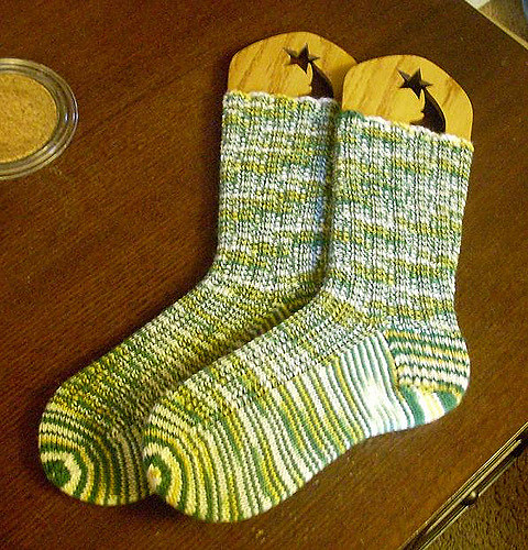 Beaded Rib Socks
