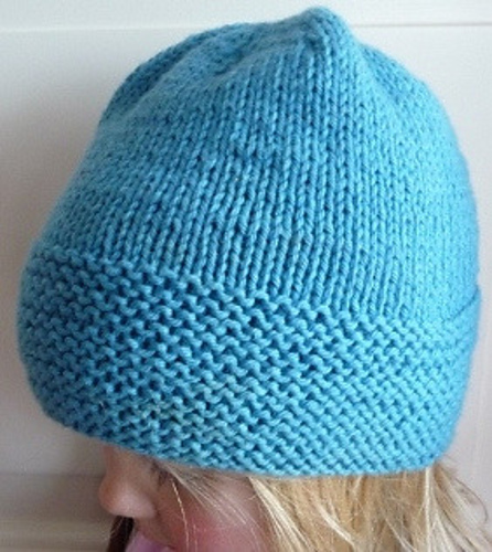 0907-4 Garter stitch hat