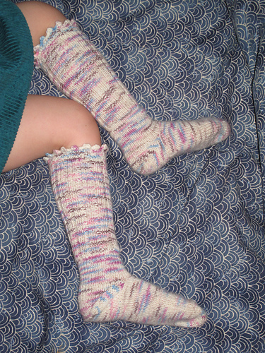 Tube-knit-in-the-flat Sock