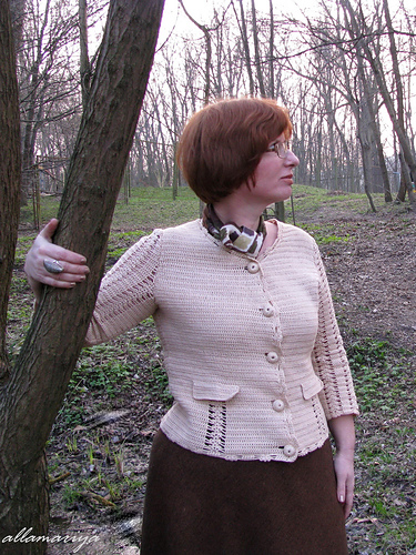 Veste manches 3/4  #471-T6-730