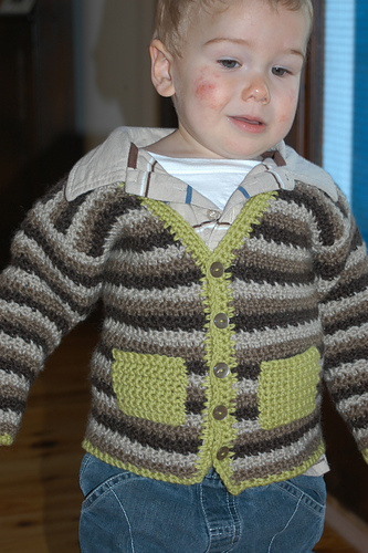 Candy Stripe Baby Sweater