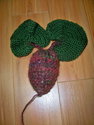 Crocheted Beet