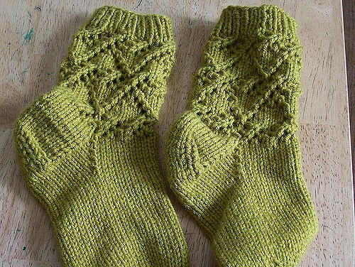 Chevron Lace Socks
