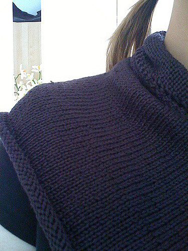Aubergine Bamboo Shoulder Wrap photo 1