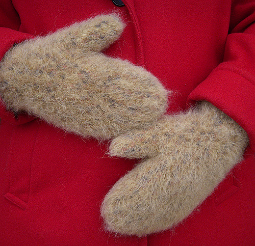 Betty's Crochet Felted Mittens