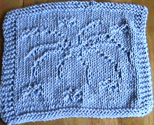 Fireworks Knit Dishcloth Pattern 