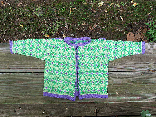 17501 Cardigan, Pullover, Pants, Cap & Booties