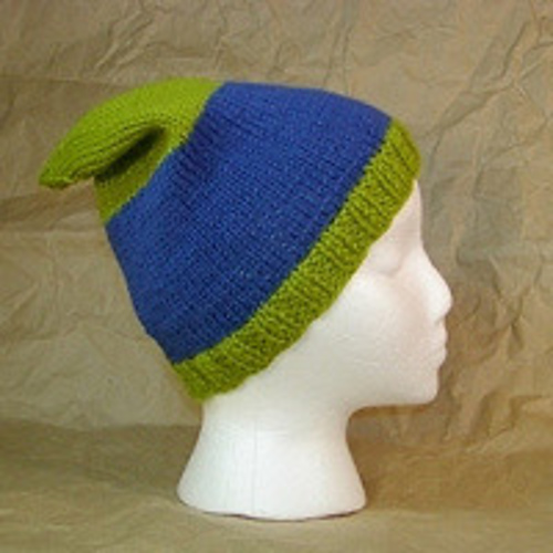 Ravelry Adult Hat Pattern Fitted & Knitted for Straight Needles