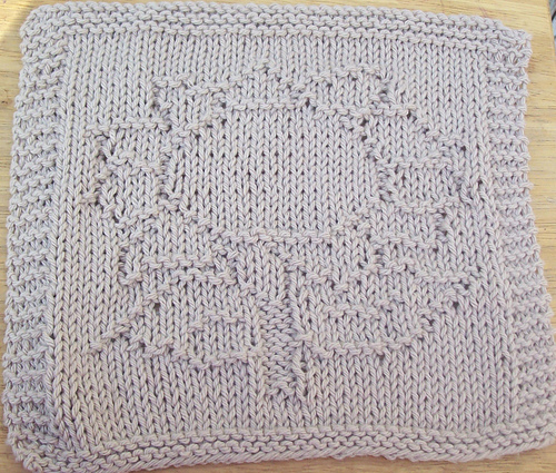 Sunflower Too Knit Dishcloth Pattern 