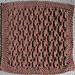 Hourglass Eyelet Dishcloth #026 pattern 