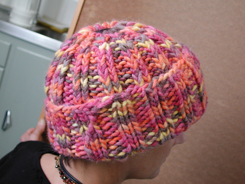 chunky hat, warm ears