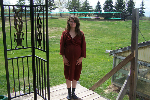 Red Twist Dress
