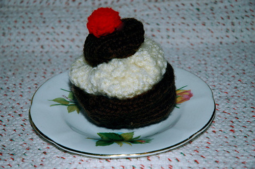 Chocolate Cream Filled Muffin