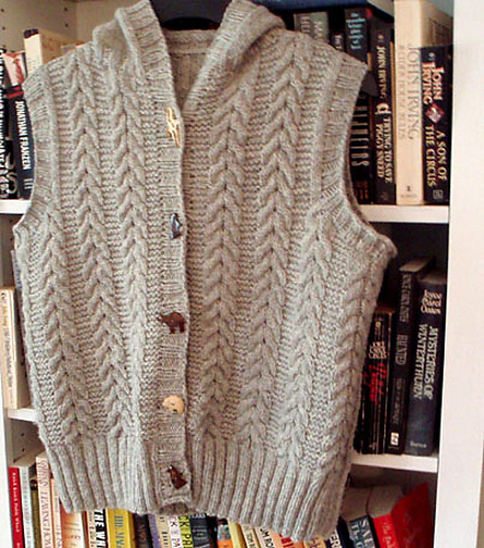 Cabled Vest