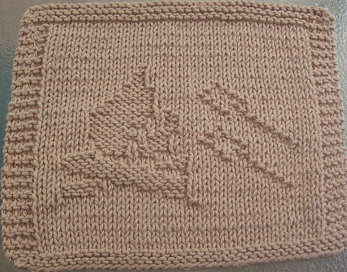 Roasting Marshmallows Dishcloth Pattern 