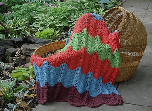 Modern Lace Baby Blanket photo 1