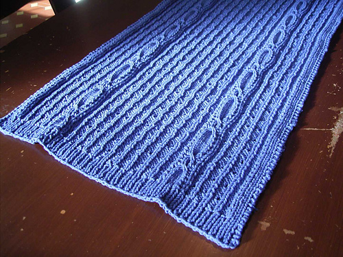 Cute Cabled Table Runner photo 1