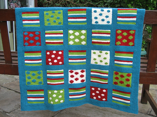 Dots and Stripes Blanket