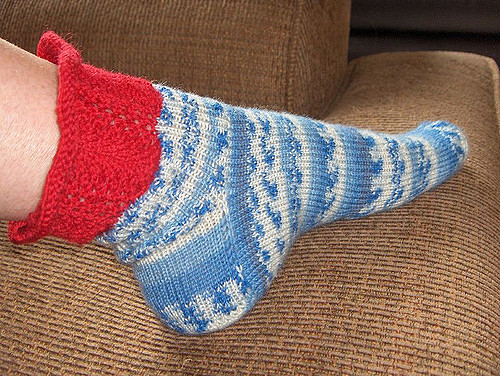 #20 Blossom-top Socks