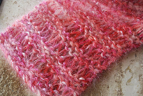 Angora & Ribbon Scarf