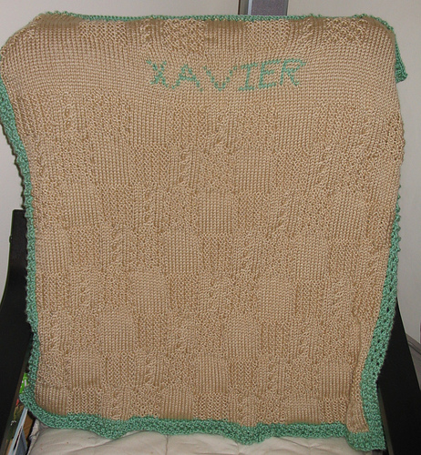 Personalized Patchwork Baby Blanket