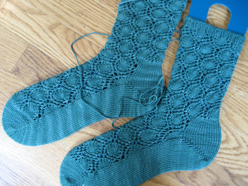 Circles within Circles Lace Socks