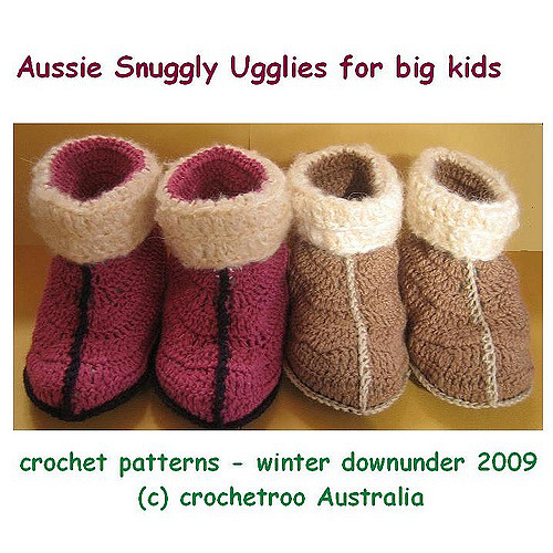 Aussie Snuggly Ugglies for Big Kids