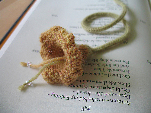 Squash Blossom Bookmark