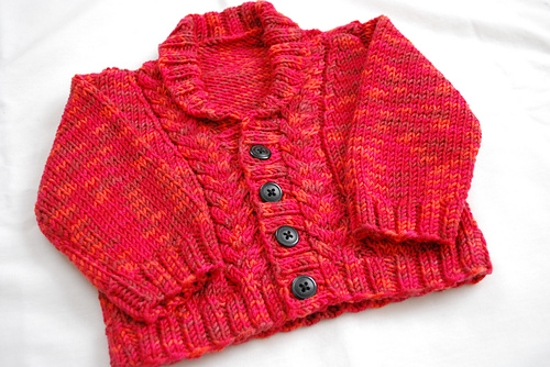 Design F - Shawl Collar or V-Neck Cardigan