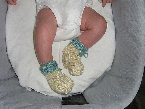 Little Whale Baby Booties