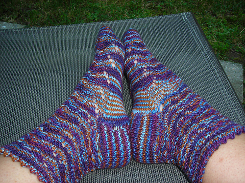 Putting on the Glitz Socks