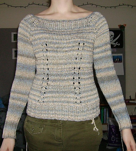 31 Sweater with Round Yoke