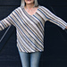 #20 Bias Stripe Pullover pattern 