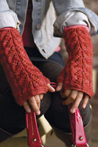 Lace Twist Mitts