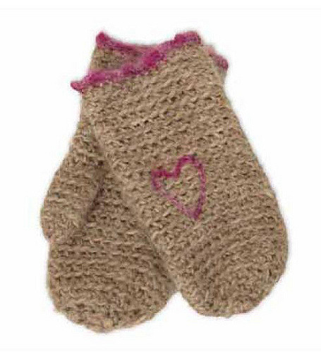 Heartful mitts