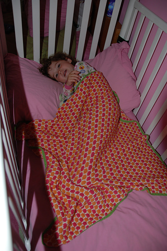 Polka Dot Baby Blanket