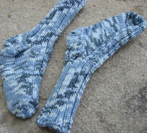 K2 P2 Rib Socks