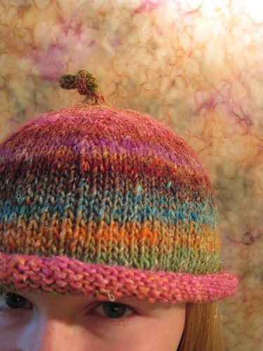 Scooter-Pie Hat & Fingerless Gloves