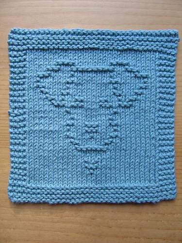 Border Terrier Portrait Dishcloth