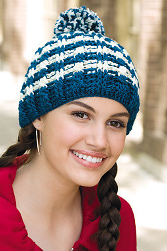 Stripes & Cables Hat