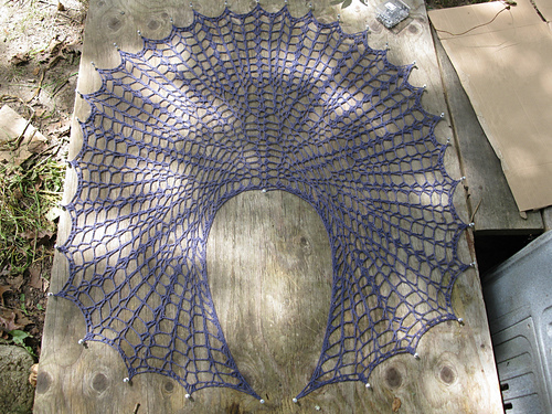 Logwood Shawlette