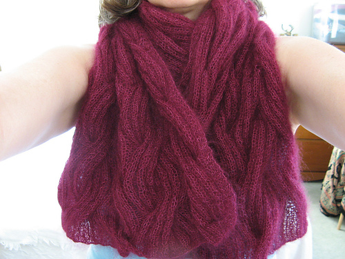 cable shawl