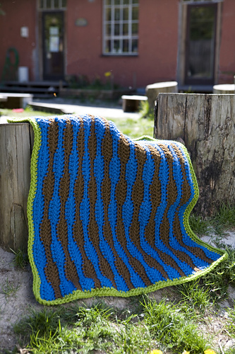 Wave blanket / Bølgetæppe