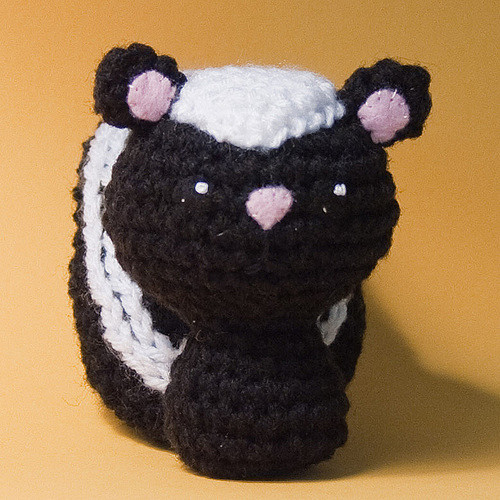 Ravelry: Crocheted Skunk pattern by Lisa Eberhart