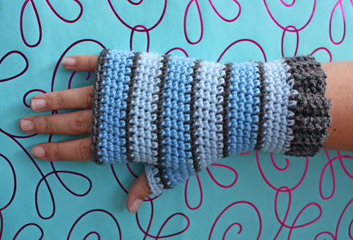 Plain Fingerless Gloves