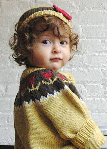 Tulip Yoke Baby Cardigan photo 2