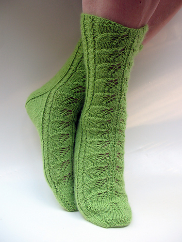 Birch Leaf Socks