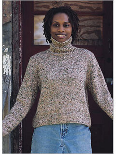 Cropped Tweedy Pullover