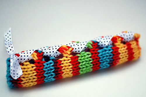 Laced-Up Pencil Case