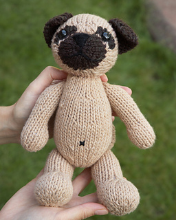pug knitting pattern
